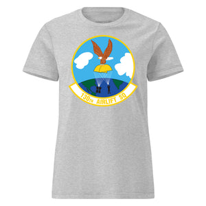 Mach2 Squadron Upload | 130TH AIRLIFT SQUADRON | Womens | Heather Grey | MACH-WOMENS-FRONT-GREY.jpg