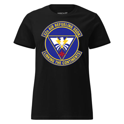 Mach2 Squadron Upload | 32ND AIR REFUELING SQUADRON | Womens | Black | MACH-WOMENS-FRONT-BLACK.jpg