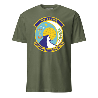 Mach2 Squadron Upload | 300TH AIRLIFT SQUADRON | T-Shirt | OD Green | MACH-SHORT-SLEEVE-FRONT-OD.jpg