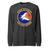 156th Airlift Squadron Long Sleeve T-Shirt - Charcoal Heather