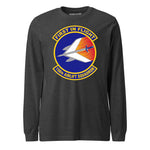 Mach2 Squadron Upload | 156TH AIRLIFT SQUADRON | Long Sleeve | Charcoal Heather | MACH-LONG-SLEEVE-FRONT-CHARCOAL.jpg