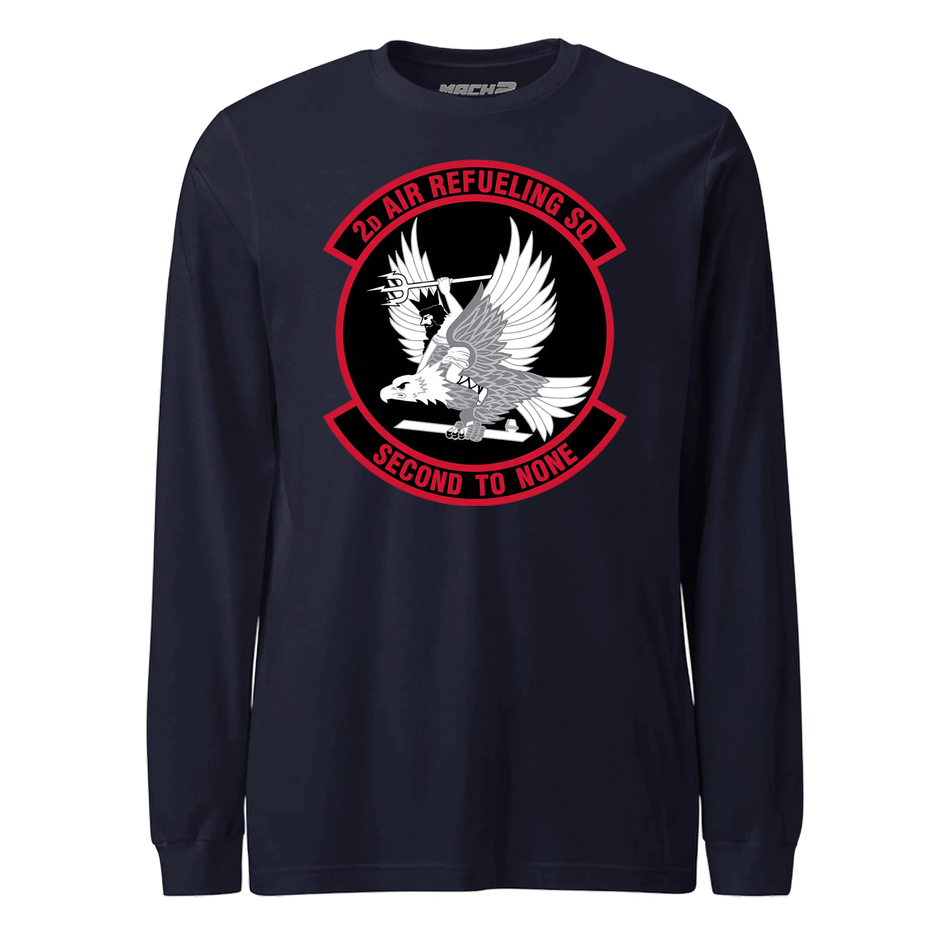 Mach2 Squadron Upload | 2ND AIR REFUELING SQUADRON | Long Sleeve | Navy | MACH-LONG-SLEEVE-FRONT-NAVY.jpg