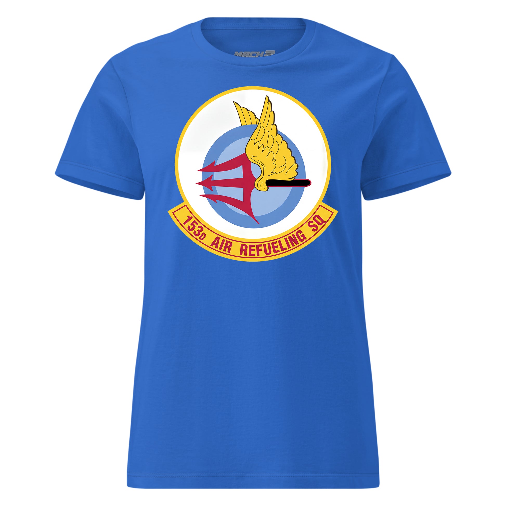Mach2 Squadron Upload | 153RD AIR REFUELING SQUADRON | Womens | Royal | MACH-WOMENS-FRONT-ROYAL.jpg