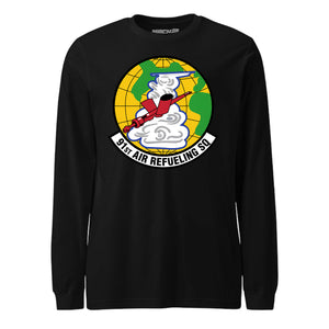 Mach2 Squadron Upload | 91ST AIR REFUELING SQUADRON | Long Sleeve | Black | MACH-LONG-SLEEVE-FRONT-BLACK.jpg
