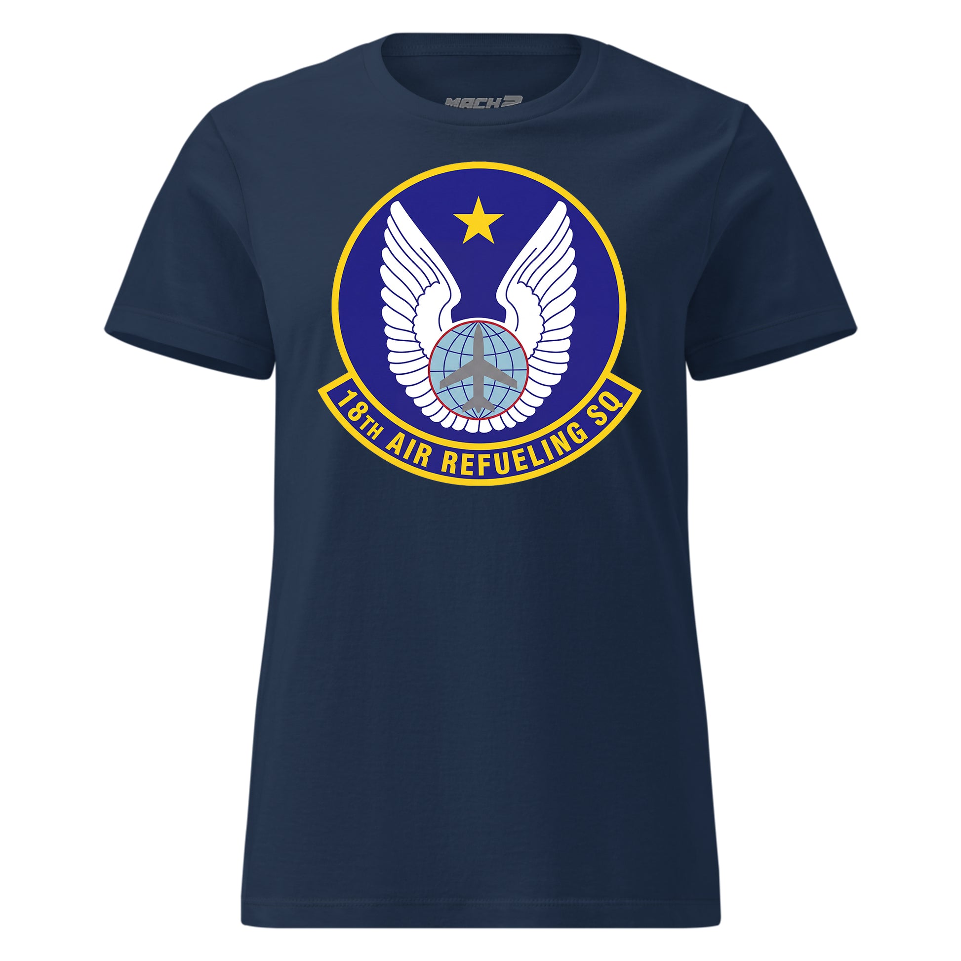 Mach2 Squadron Upload | 18TH AIR REFUELING SQUADRON | Womens | Navy | MACH-WOMENS-FRONT-NAVY.jpg