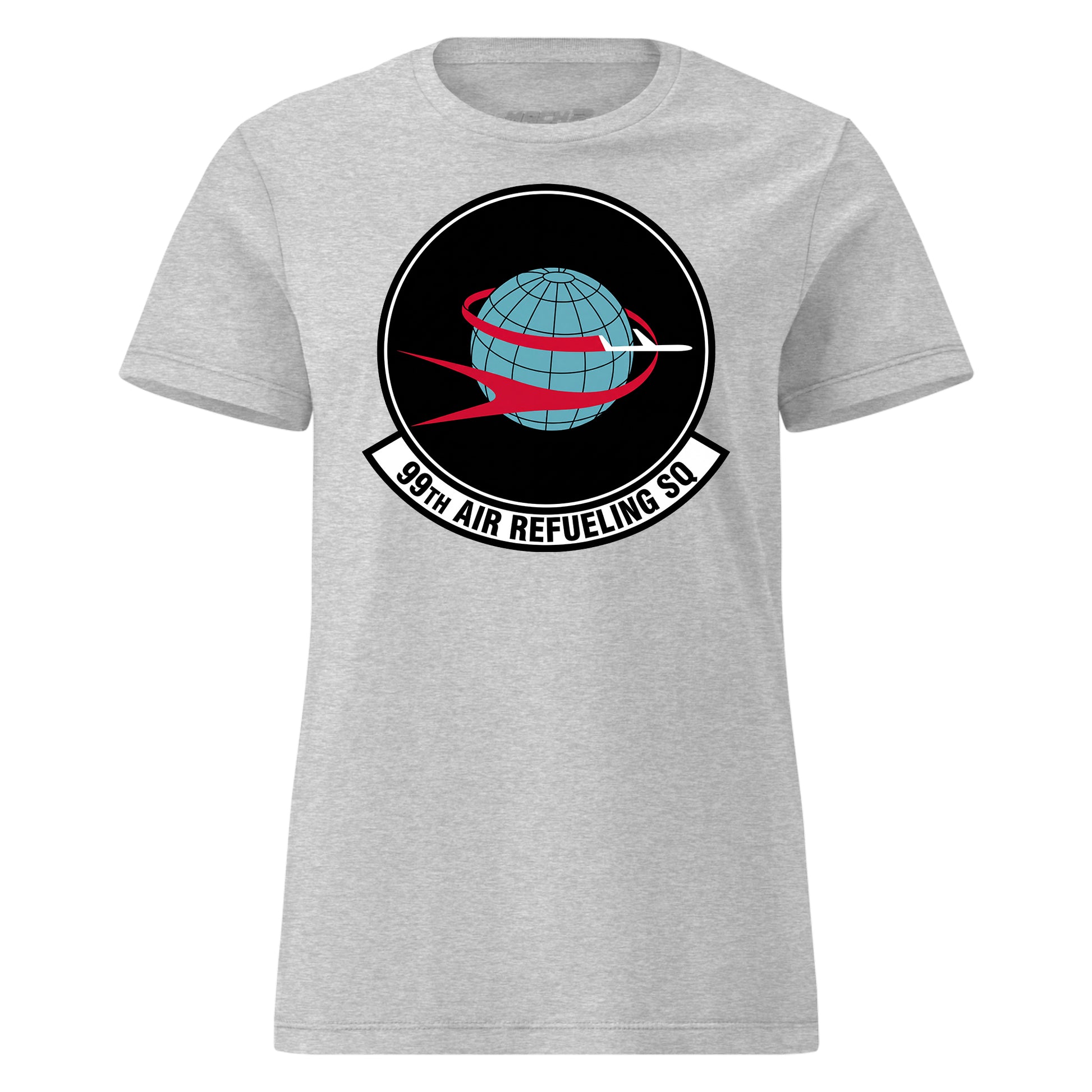 Mach2 Squadron Upload | 99TH AIR REFUELING SQUADRON | Womens | Heather Grey | MACH-WOMENS-FRONT-GREY.jpg