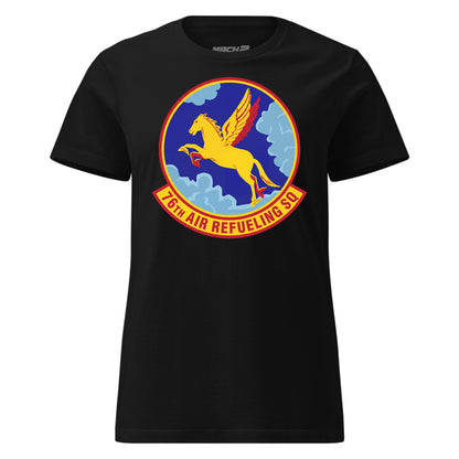Mach2 Squadron Upload | 76TH AIR REFUELING SQUADRON | Womens | Black | MACH-WOMENS-FRONT-BLACK.jpg
