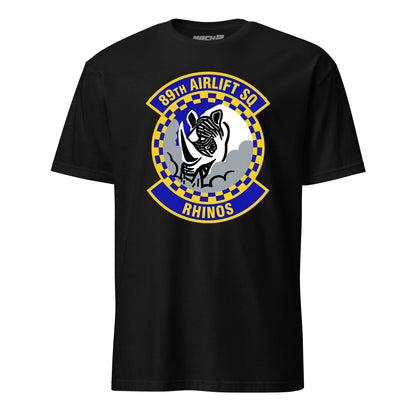 Mach2 Squadron Upload | 89TH AIRLIFT SQUADRON | T-Shirt | Black | MACH-SHORT-SLEEVE-FRONT-BLACK.jpg