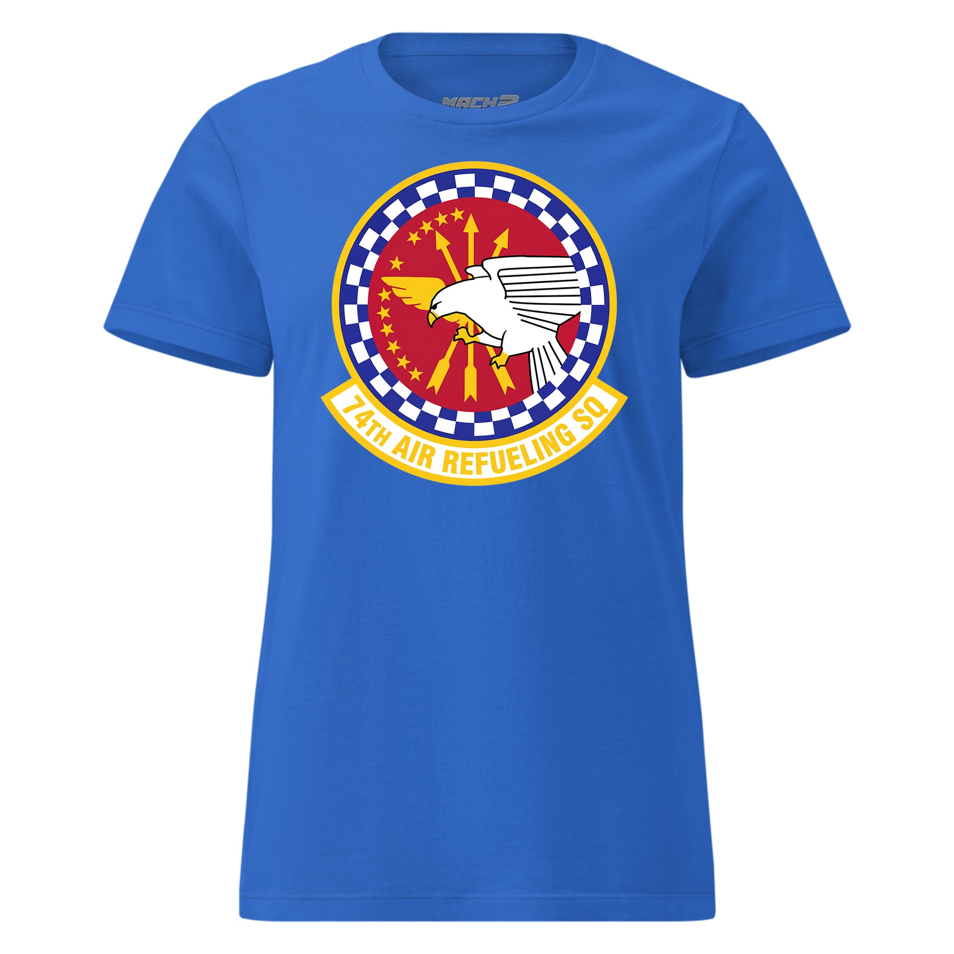 Mach2 Squadron Upload | 74TH AIR REFUELING SQUADRON | Womens | Royal | MACH-WOMENS-FRONT-ROYAL.jpg