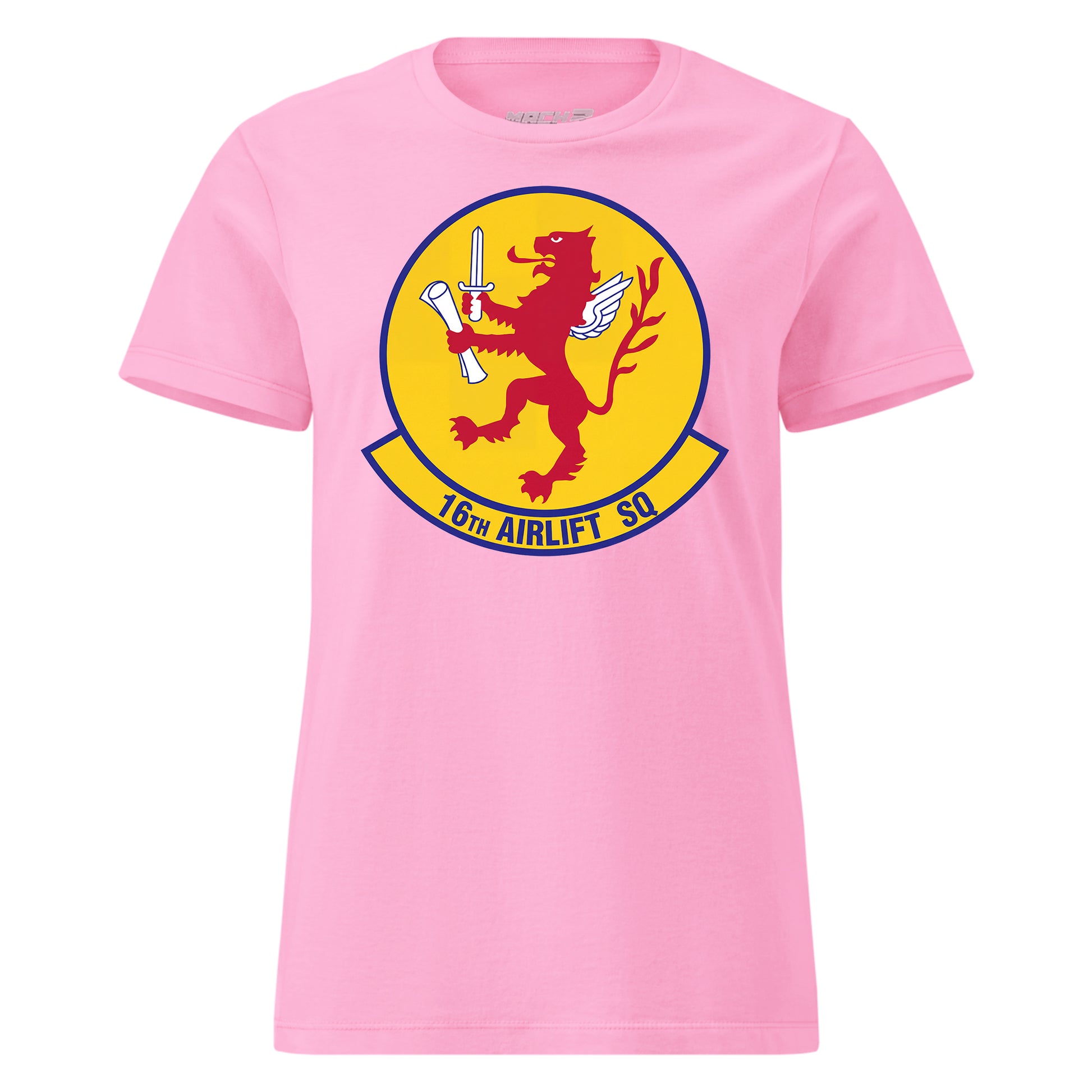 Mach2 Squadron Upload | 16TH AIRLIFT SQUADRON | Womens | Pink | MACH-WOMENS-FRONT-PINK.jpg