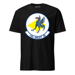 Mach2 Squadron Upload | 142ND AIRLIFT SQUADRON | T-Shirt | Black | MACH-SHORT-SLEEVE-FRONT-BLACK.jpg