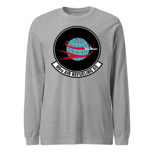 Mach2 Squadron Upload | 99TH AIR REFUELING SQUADRON | Long Sleeve | Heather Grey | MACH-LONG-SLEEVE-FRONT-GREY.jpg