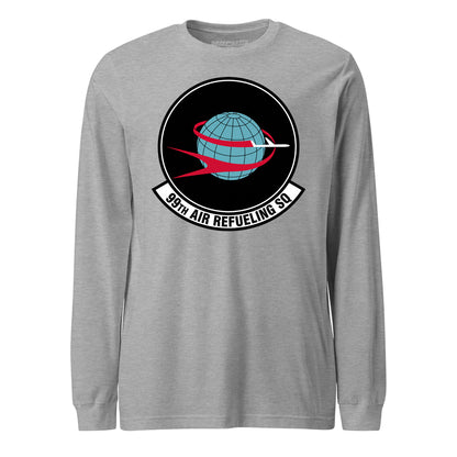 Mach2 Squadron Upload | 99TH AIR REFUELING SQUADRON | Long Sleeve | Heather Grey | MACH-LONG-SLEEVE-FRONT-GREY.jpg