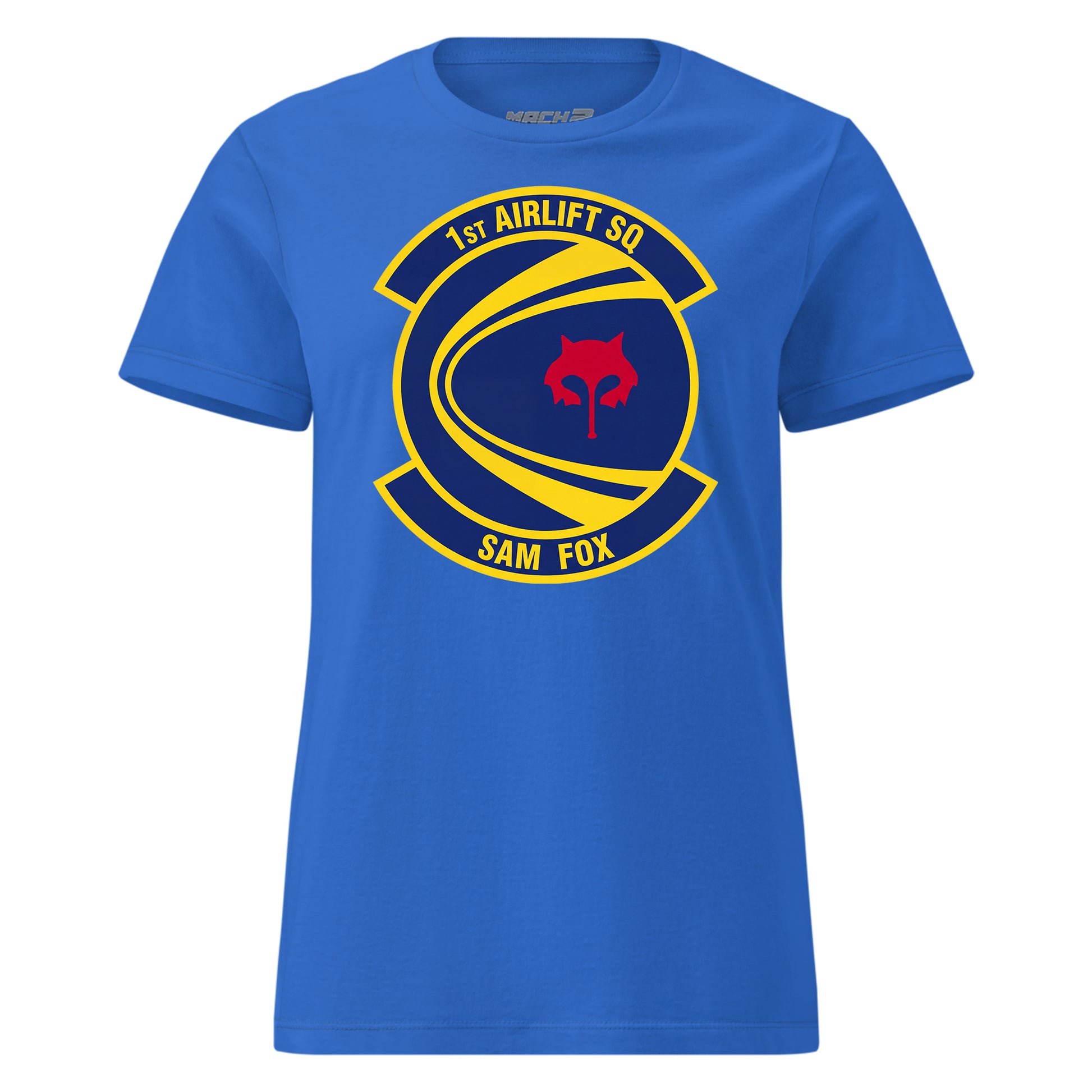 Mach2 Squadron Upload | 1ST AIRLIFT SQUADRON | Womens | Royal | MACH-WOMENS-FRONT-ROYAL.jpg