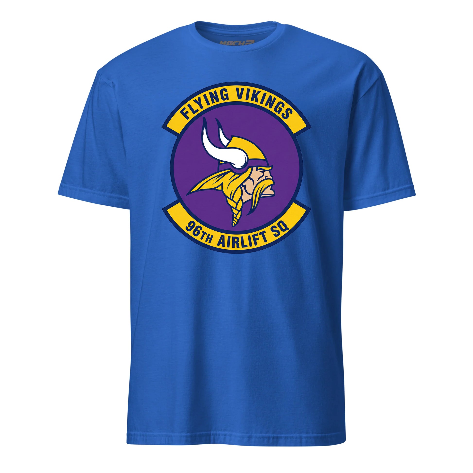 Mach2 Squadron Upload | 96TH AIRLIFT SQUADRON | T-Shirt | Royal | MACH-SHORT-SLEEVE-FRONT-ROYAL.jpg
