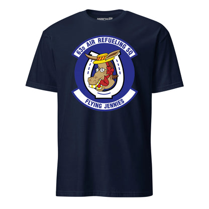 Mach2 Squadron Upload | 63RD AIR REFUELING SQUADRON | T-Shirt | Navy | MACH-SHORT-SLEEVE-FRONT-NAVY.jpg