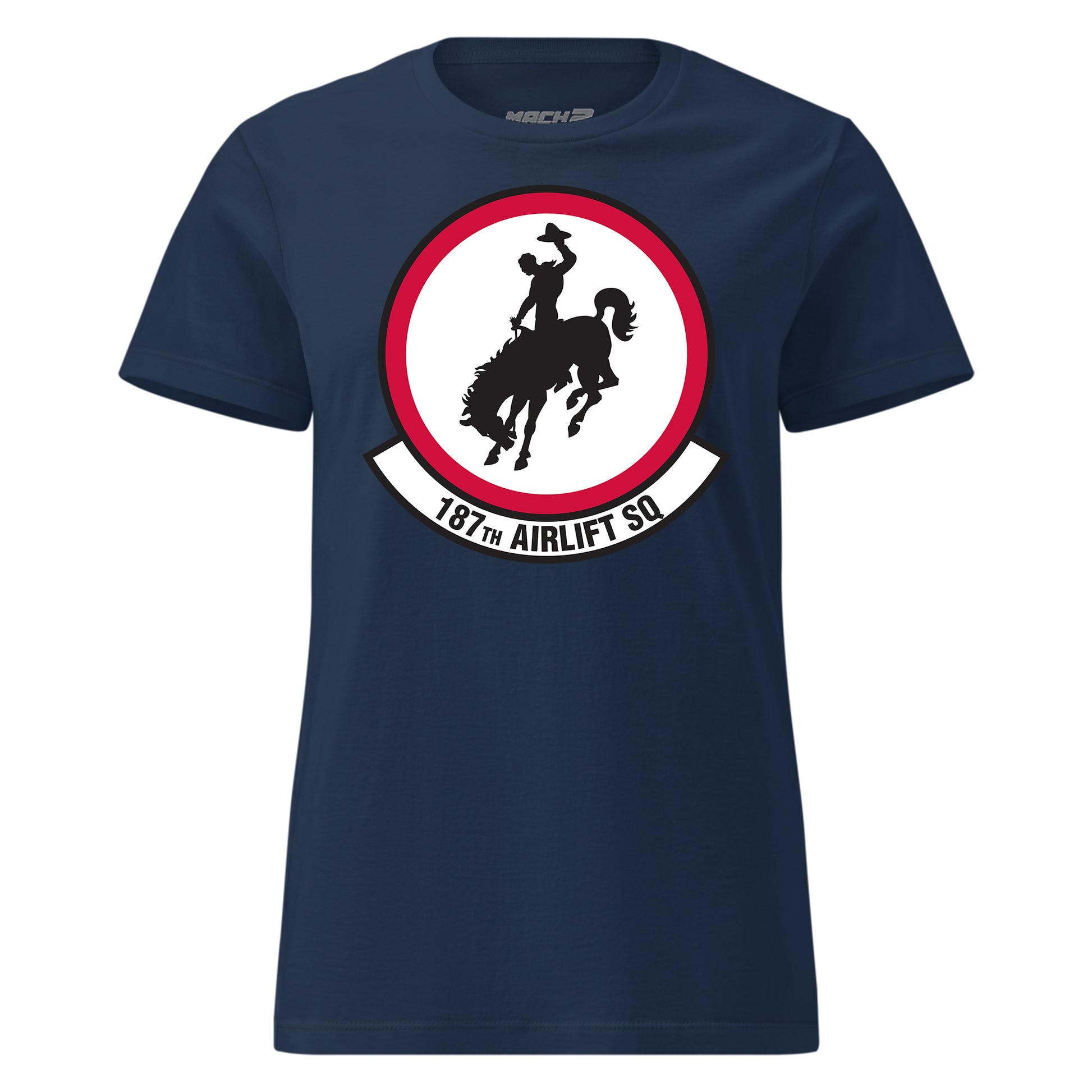 Mach2 Squadron Upload | 187TH AIRLIFT SQUADRON | Womens | Navy | MACH-WOMENS-FRONT-NAVY.jpg