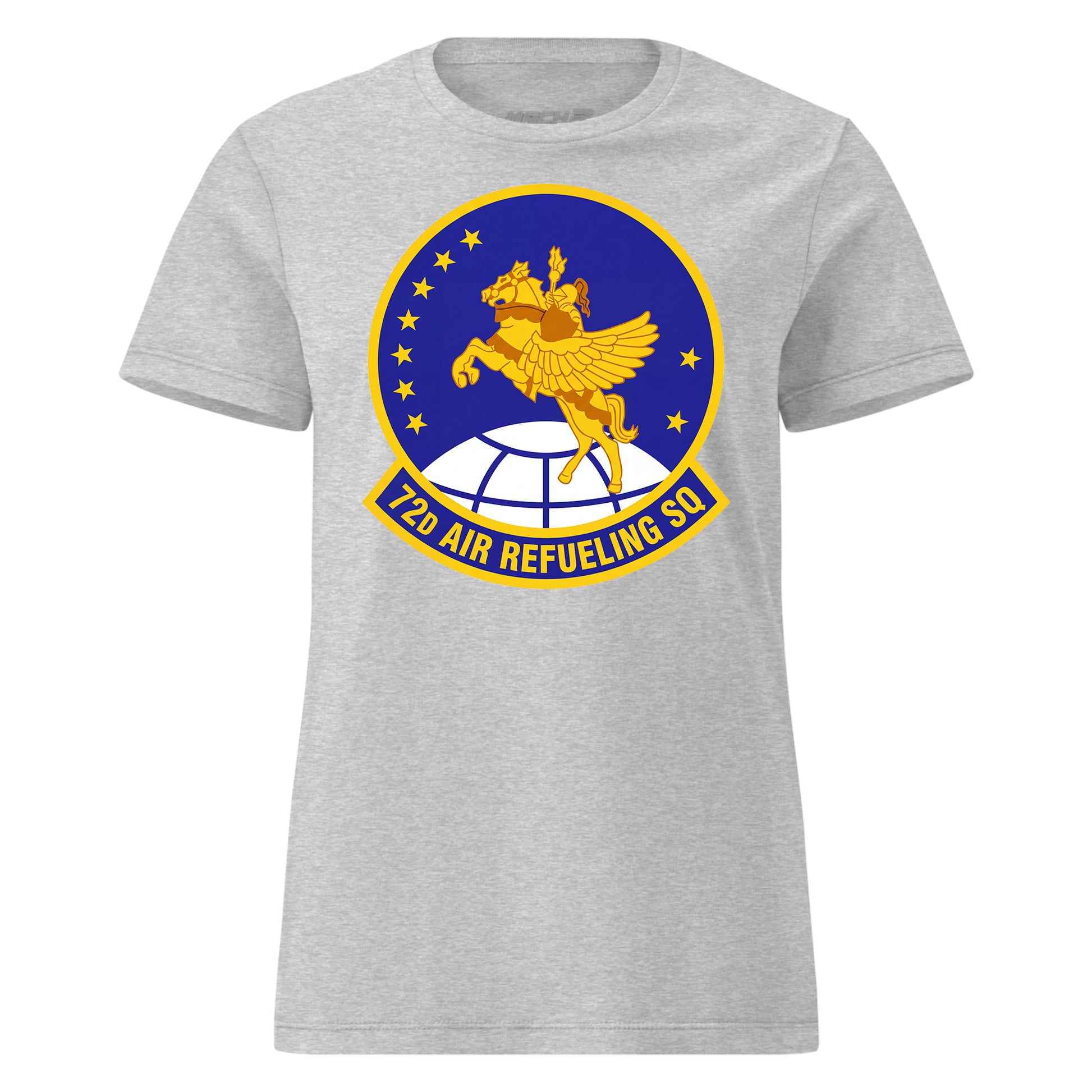 Mach2 Squadron Upload | 72ND AIR REFUELING SQUADRON | Womens | Heather Grey | MACH-WOMENS-FRONT-GREY.jpg