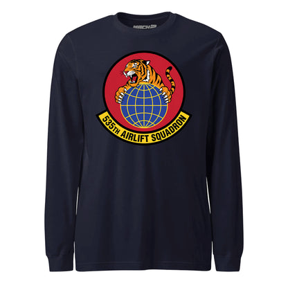 Mach2 Squadron Upload | 535TH AIRLIFT SQUADRON | Long Sleeve | Navy | MACH-LONG-SLEEVE-FRONT-NAVY.jpg
