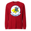 142nd Airlift Squadron Long Sleeve T-Shirt - Red