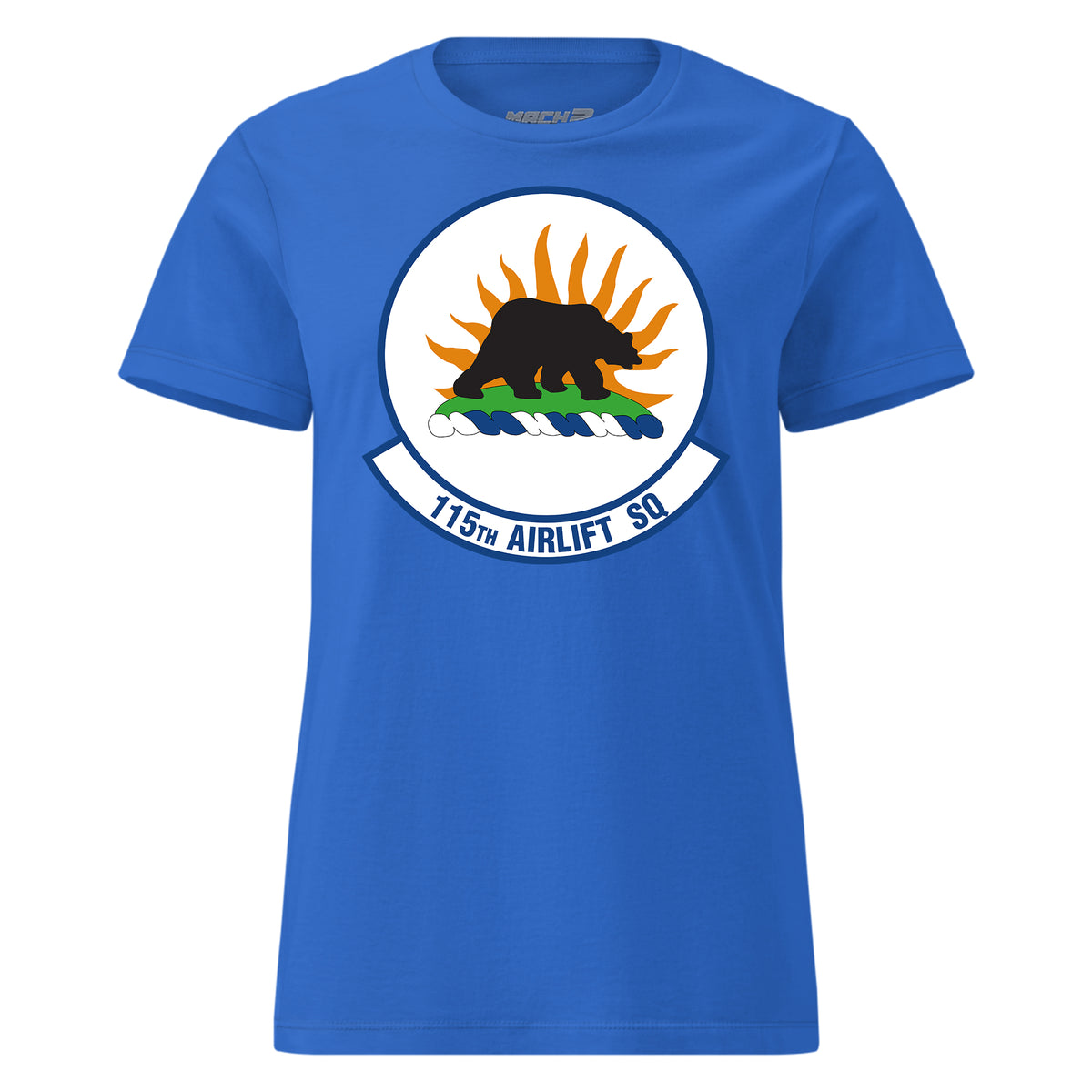 Mach2 Squadron Upload | 115TH AIRLIFT SQUADRON | Womens | Royal | MACH-WOMENS-FRONT-ROYAL.jpg