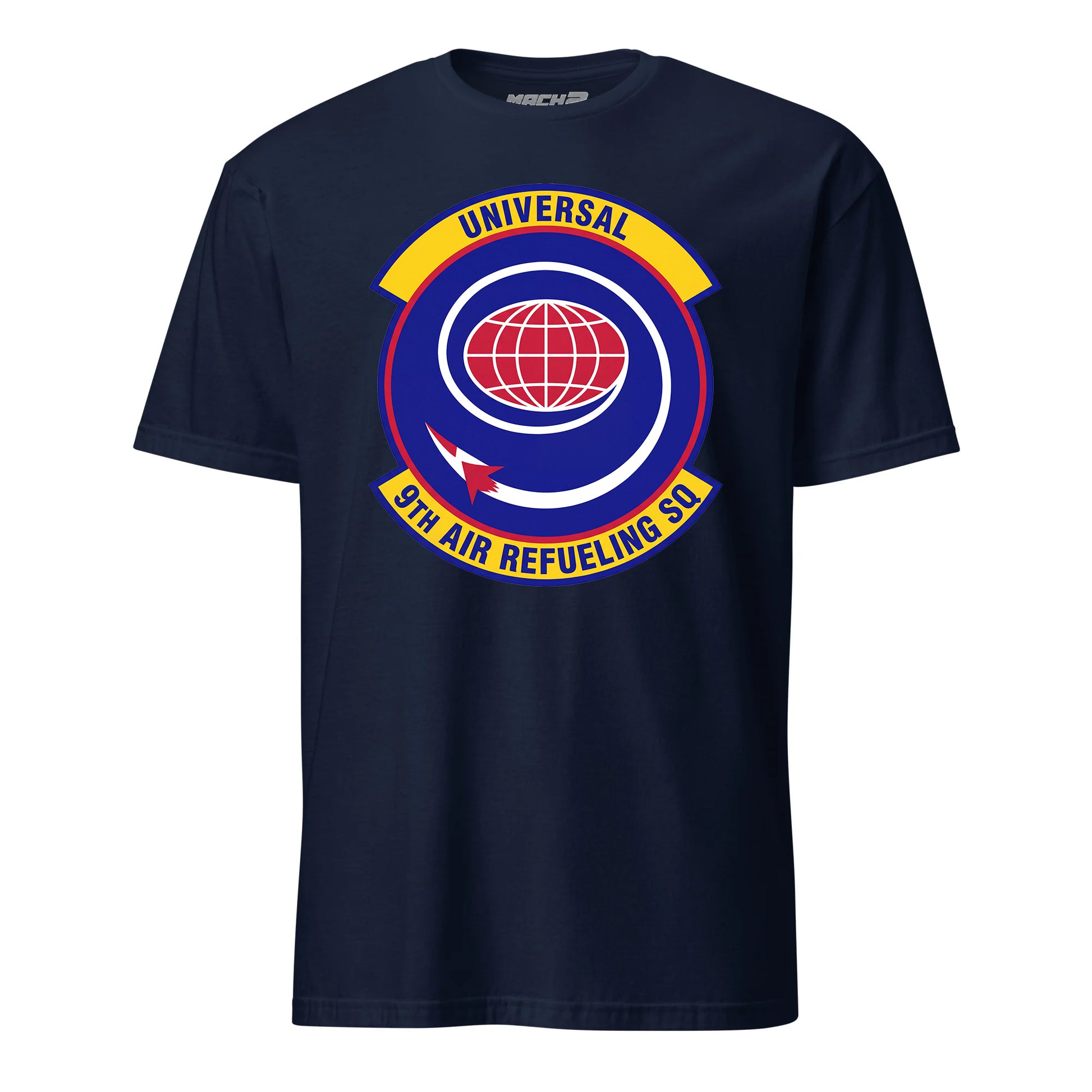Mach2 Squadron Upload | 9TH AIR REFUELING SQUADRON | T-Shirt | Navy | MACH-SHORT-SLEEVE-FRONT-NAVY.jpg