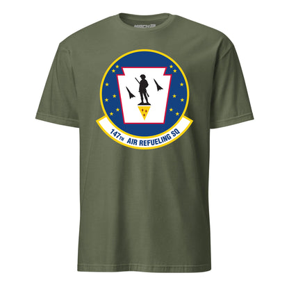 Mach2 Squadron Upload | 147TH AIR REFUELING SQUADRON | T-Shirt | OD Green | MACH-SHORT-SLEEVE-FRONT-OD.jpg