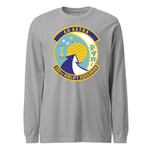 Mach2 Squadron Upload | 300TH AIRLIFT SQUADRON | Long Sleeve | Heather Grey | MACH-LONG-SLEEVE-FRONT-GREY.jpg