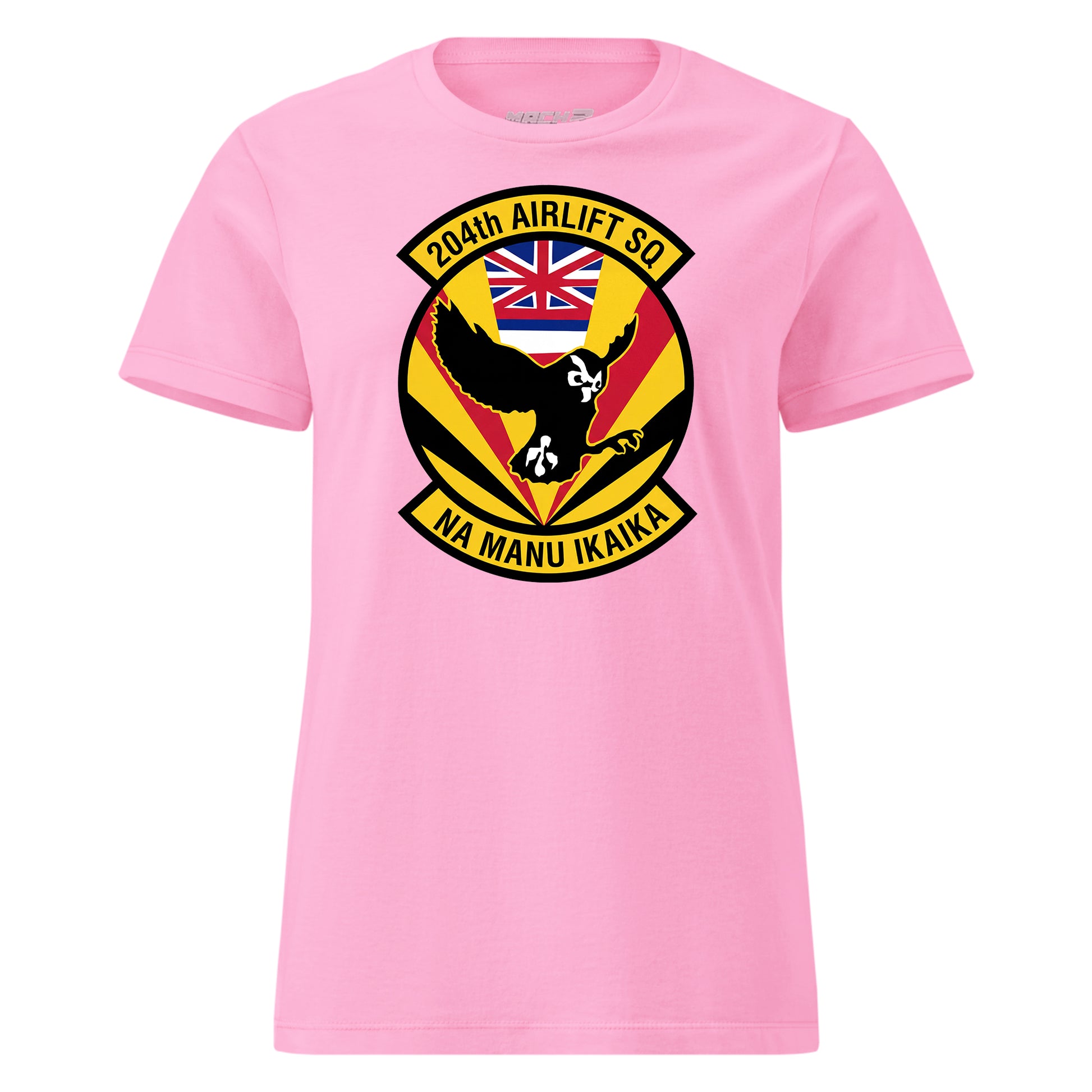 Mach2 Squadron Upload | 204TH AIRLIFT SQUADRON | Womens | Pink | MACH-WOMENS-FRONT-PINK.jpg