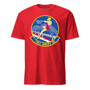 Mach2 Squadron Upload | 155TH AIRLIFT SQUADRON | T-Shirt | Red | MACH-SHORT-SLEEVE-FRONT-RED.jpg