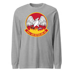 Mach2 Squadron Upload | 64TH AIR REFUELING SQUADRON | Long Sleeve | Heather Grey | MACH-LONG-SLEEVE-FRONT-GREY.jpg