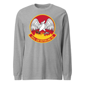 Mach2 Squadron Upload | 64TH AIR REFUELING SQUADRON | Long Sleeve | Heather Grey | MACH-LONG-SLEEVE-FRONT-GREY.jpg