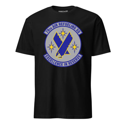 Mach2 Squadron Upload | 79TH AIR REFUELING SQUADRON | T-Shirt | Black | MACH-SHORT-SLEEVE-FRONT-BLACK.jpg