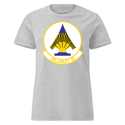 Mach2 Squadron Upload | 109TH AIRLIFT SQUADRON | Womens | Heather Grey | MACH-WOMENS-FRONT-GREY.jpg