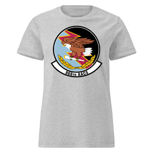 Mach2 Squadron Upload | 966TH AIRBORNE AIR CONTROL SQUADRON | Womens | Heather Grey | MACH-WOMENS-FRONT-GREY.jpg