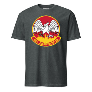 Mach2 Squadron Upload | 64TH AIR REFUELING SQUADRON | T-Shirt | Charcoal Heather | MACH-SHORT-SLEEVE-FRONT-CHARCOAL.jpg