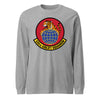 535th Airlift Squadron Long Sleeve T-Shirt - Heather Grey