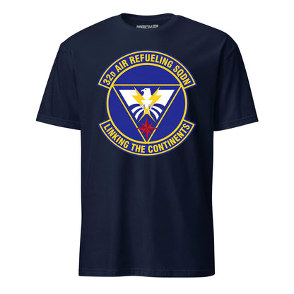 Mach2 Squadron Upload | 32ND AIR REFUELING SQUADRON | T-Shirt | Navy | MACH-SHORT-SLEEVE-FRONT-NAVY.jpg