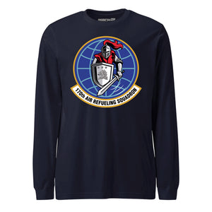 Mach2 Squadron Upload | 170TH AIR REFUELING SQUADRON | Long Sleeve | Navy | MACH-LONG-SLEEVE-FRONT-NAVY.jpg