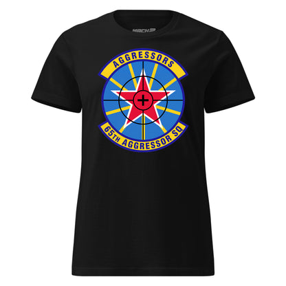 Mach2 Squadron Upload | 65TH AGGRESSOR SQUADRON | Womens | Black | MACH-WOMENS-FRONT-BLACK.jpg