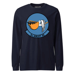 Mach2 Squadron Upload | 9TH AIRLIFT SQUADRON | Long Sleeve | Navy | MACH-LONG-SLEEVE-FRONT-NAVY.jpg