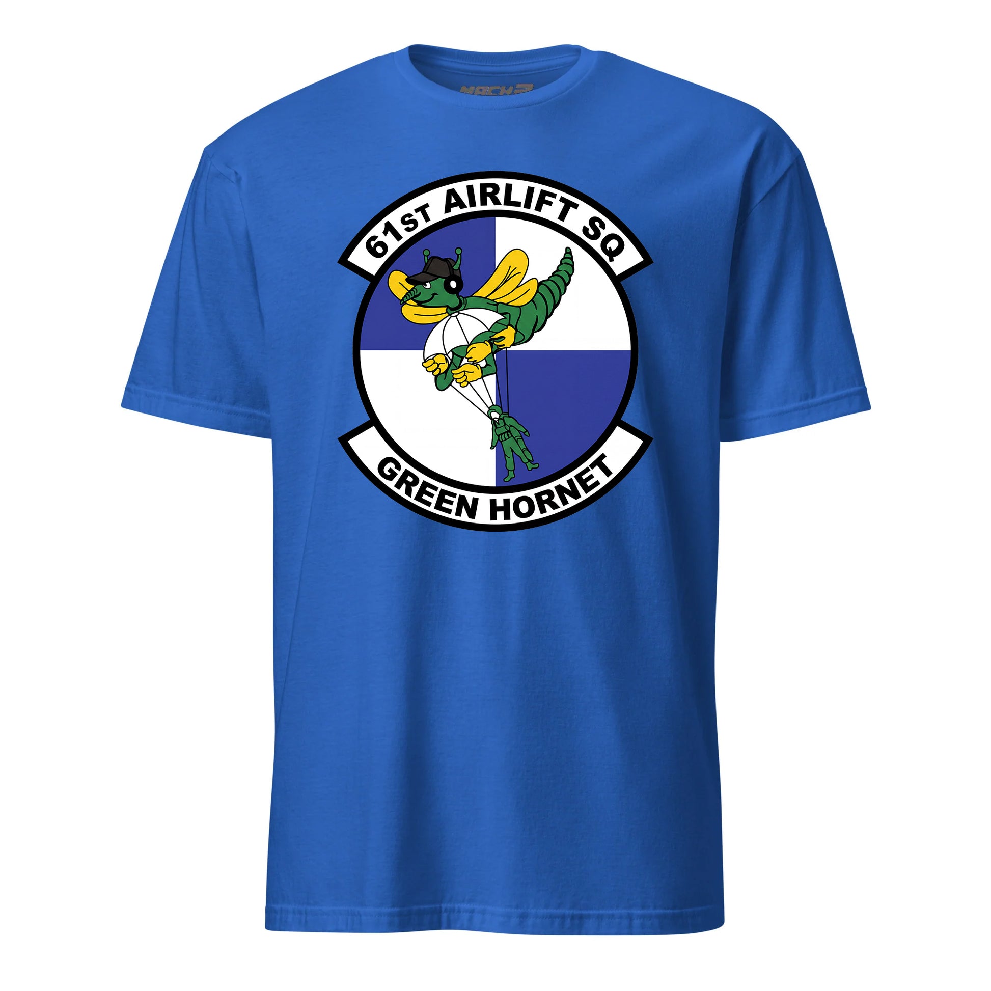 Mach2 Squadron Upload | 61ST AIRLIFT SQUADRON | T-Shirt | Royal | MACH-SHORT-SLEEVE-FRONT-ROYAL.jpg