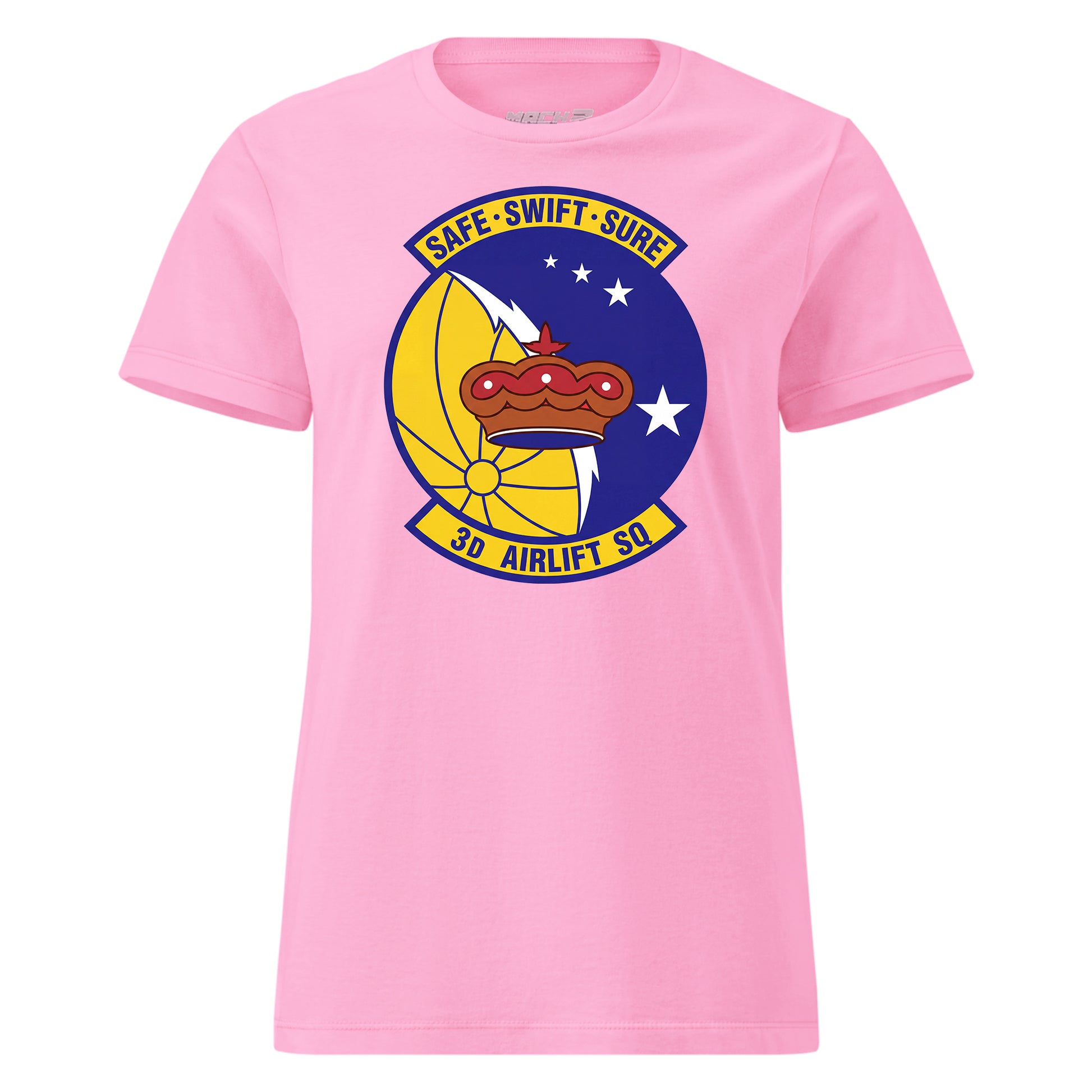 Mach2 Squadron Upload | 3RD AIRLIFT SQUADRON | Womens | Pink | MACH-WOMENS-FRONT-PINK.jpg