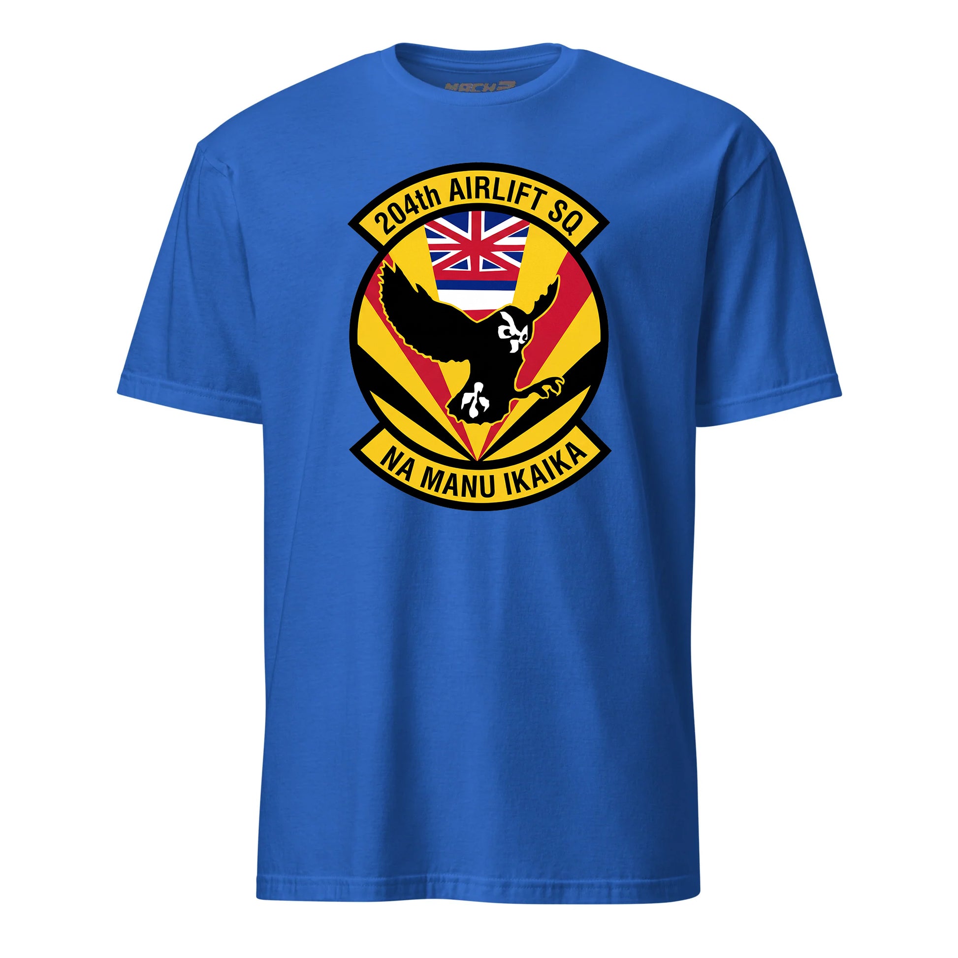 Mach2 Squadron Upload | 204TH AIRLIFT SQUADRON | T-Shirt | Royal | MACH-SHORT-SLEEVE-FRONT-ROYAL.jpg