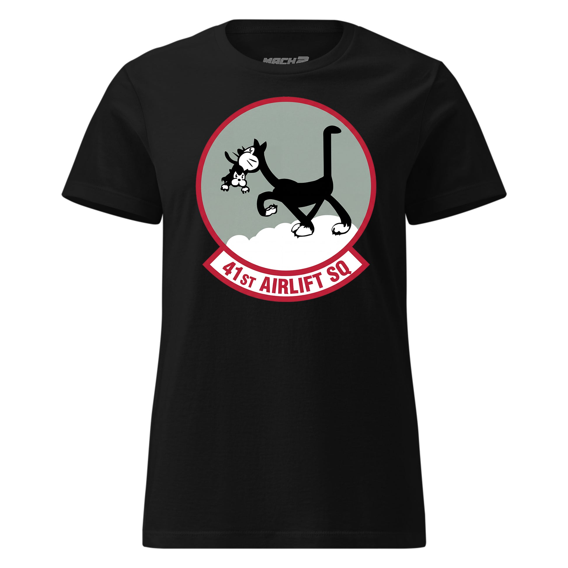 Mach2 Squadron Upload | 41ST AIRLIFT SQUADRON | Womens | Black | MACH-WOMENS-FRONT-BLACK.jpg