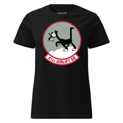 Mach2 Squadron Upload | 41ST AIRLIFT SQUADRON | Womens | Black | MACH-WOMENS-FRONT-BLACK.jpg
