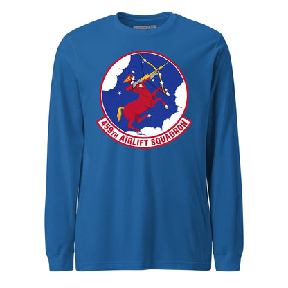 Mach2 Squadron Upload | 459TH AIRLIFT SQUADRON | Long Sleeve | Royal | MACH-LONG-SLEEVE-FRONT-ROYAL.jpg