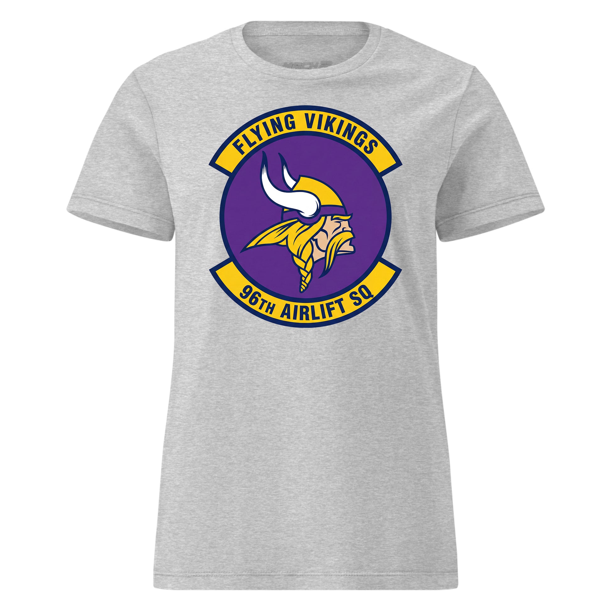 Mach2 Squadron Upload | 96TH AIRLIFT SQUADRON | Womens | Heather Grey | MACH-WOMENS-FRONT-GREY.jpg