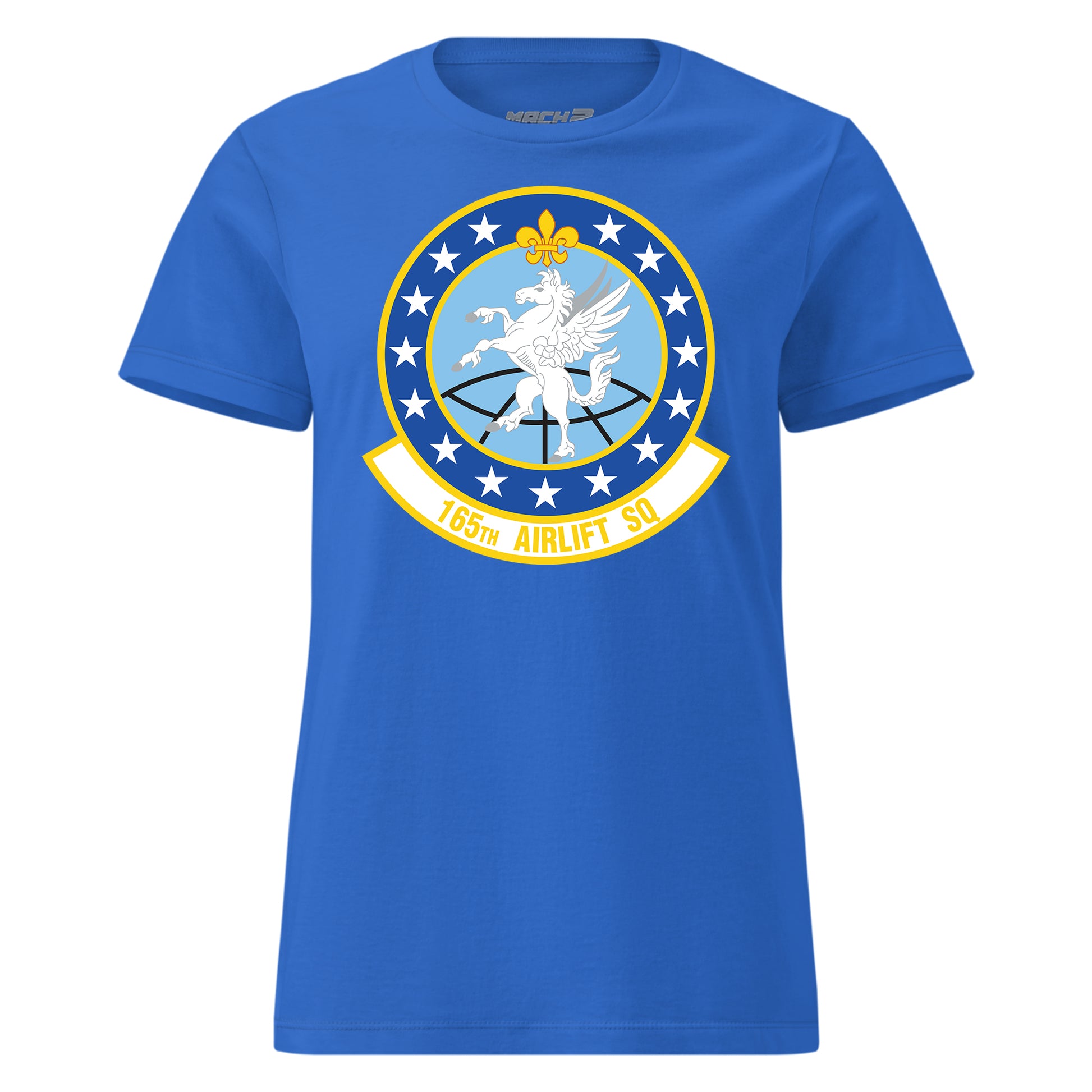 Mach2 Squadron Upload | 165TH AIRLIFT SQUADRON | Womens | Royal | MACH-WOMENS-FRONT-ROYAL.jpg