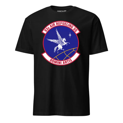 Mach2 Squadron Upload | 93RD AIR REFUELING SQUADRON | T-Shirt | Black | MACH-SHORT-SLEEVE-FRONT-BLACK.jpg